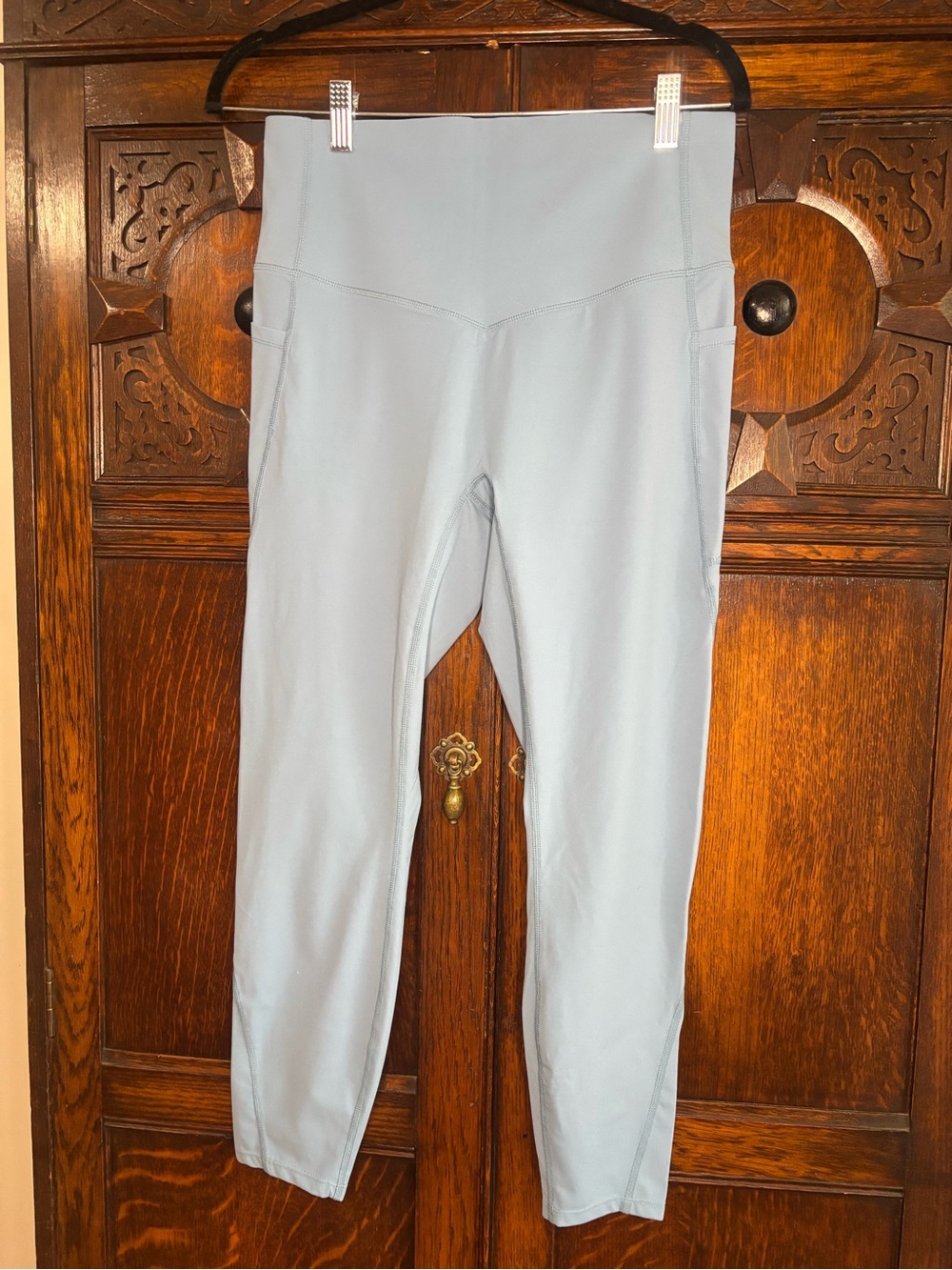 HALARA Sky Blue High-Waist Pocket Leggings